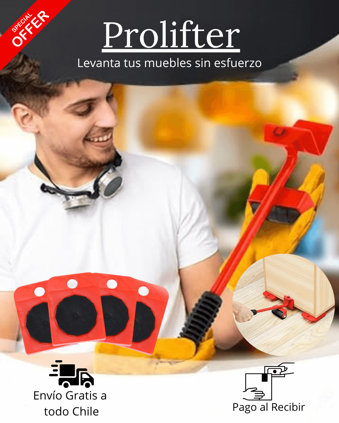 Prolifter - Levanta tus muebles sin esfuerzo